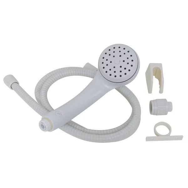 AIRFUSION SHOWER HEAD KIT, SEPARATE FLOW CONTROLLER, WHITE, Valterra, Mfr#: PF276050